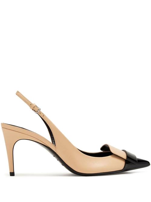 Beige/black woman pointed toe Sergio Rossi | B07620MFN5951198